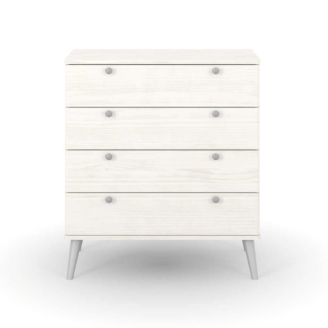 Core Augusta Curve 4 drawer chest of drawers - Price Crash Furniture