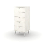 Core Augusta Curve 5 drawer narrow chest - Price Crash Furniture