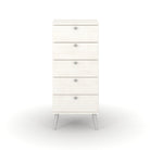 Core Augusta Curve 5 drawer narrow chest - Price Crash Furniture