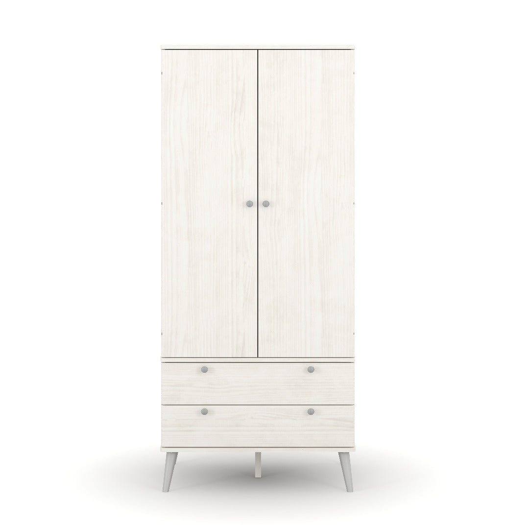 Core Augusta Curve 2 door, 2 drawer wardrobe - Price Crash Furniture