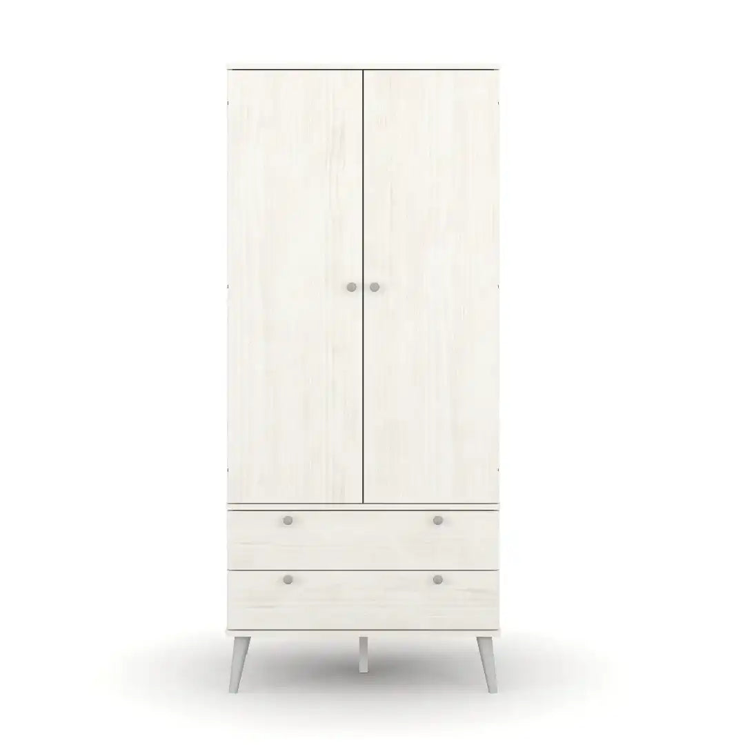 Core Augusta Curve 2 door, 2 drawer wardrobe - Price Crash Furniture