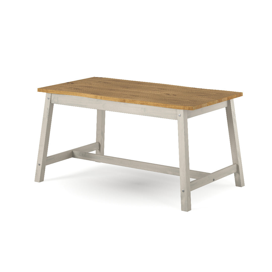 Corona Grey Dining Table - live edge large dining table - Price Crash Furniture