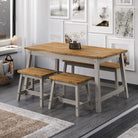 Corona Grey Dining Table - live edge large dining table - Price Crash Furniture