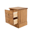 Cotswold 2 drawer bedside cabinet - Price Crash Furniture