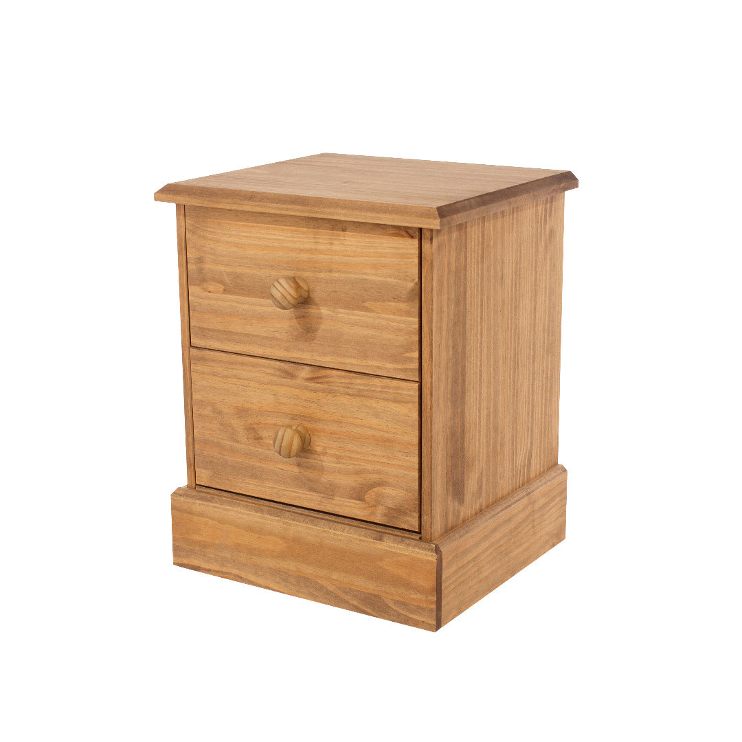 Cotswold 2 drawer bedside cabinet - Price Crash Furniture