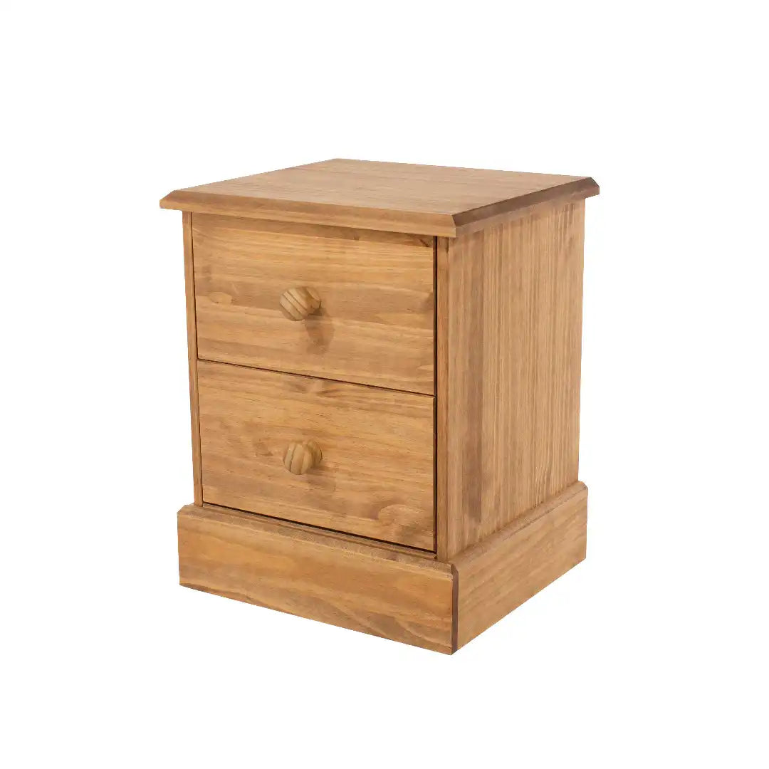 Cotswold 2 drawer bedside cabinet - Price Crash Furniture
