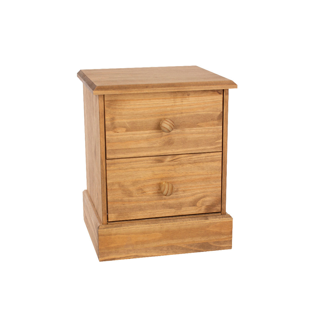 Cotswold 2 drawer bedside cabinet - Price Crash Furniture