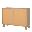 Ikast Sideboard 2 Doors + 1 Drawer in Jackson Hickory and White - Price Crash Furniture