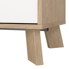 Ikast Sideboard 2 Doors + 3 Drawers in Jackson Hickory and White - Price Crash Furniture