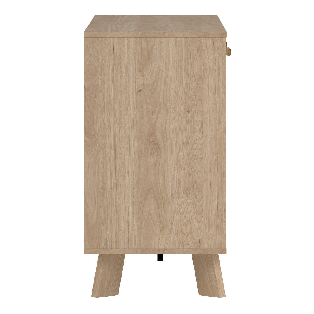 Ikast Sideboard 2 Doors + 3 Drawers in Jackson Hickory and White - Price Crash Furniture