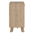 Ikast Sideboard 2 Doors + 3 Drawers in Jackson Hickory and White - Price Crash Furniture