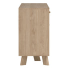 Ikast Sideboard 4 Doors + 1 Drawer in Jackson Hickory and White - Price Crash Furniture