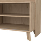 Ikast TV-Wall Unit with 2 Sliding Doors in Jackson Hickory and White - Price Crash Furniture