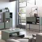 Arundel Bar Table 1 Flap in Green/Grey - Price Crash Furniture