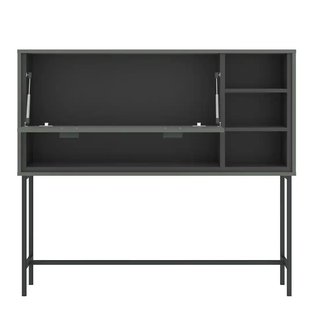 Arundel Bar Table 1 Flap in Green/Grey - Price Crash Furniture