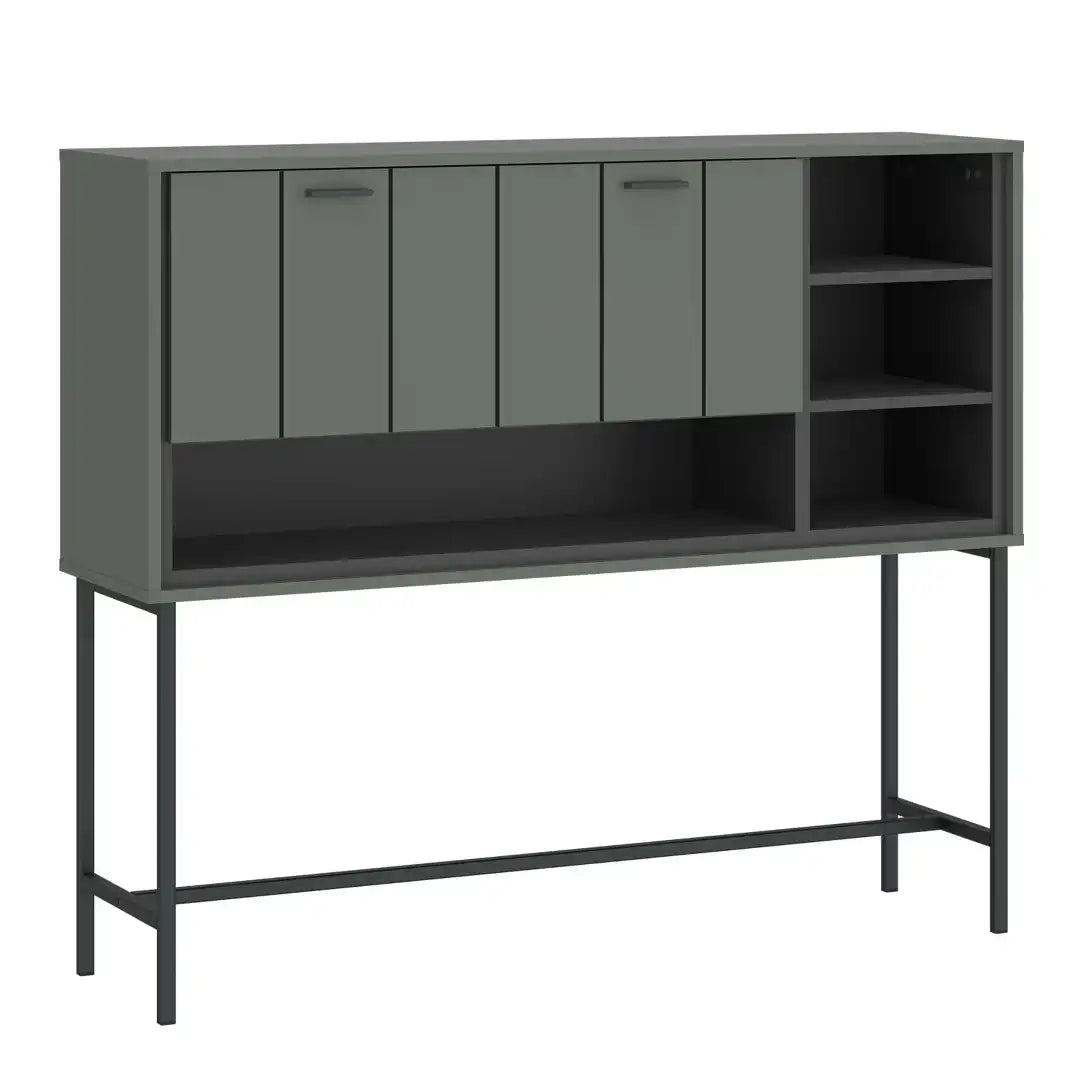 Arundel Bar Table 1 Flap in Green/Grey - Price Crash Furniture