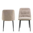 Brooke Dining Chair in Monza Beige (set of 2) - Price Crash Furniture