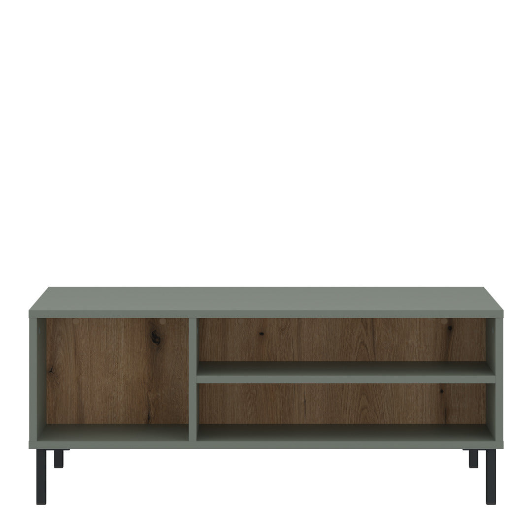 Darwin Coffee Table in Green/Oak - Price Crash Furniture