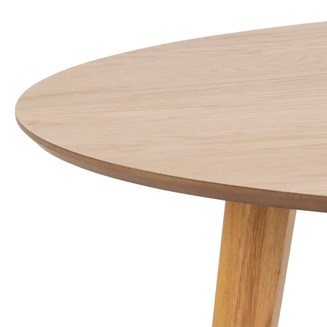 Roxby Round Dining Table in Oak 140x76cm - Price Crash Furniture