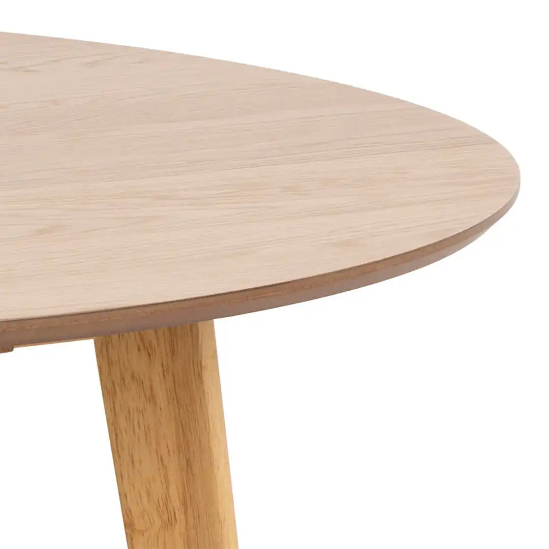 Roxby Round Dining Table in Oak 140x76cm - Price Crash Furniture