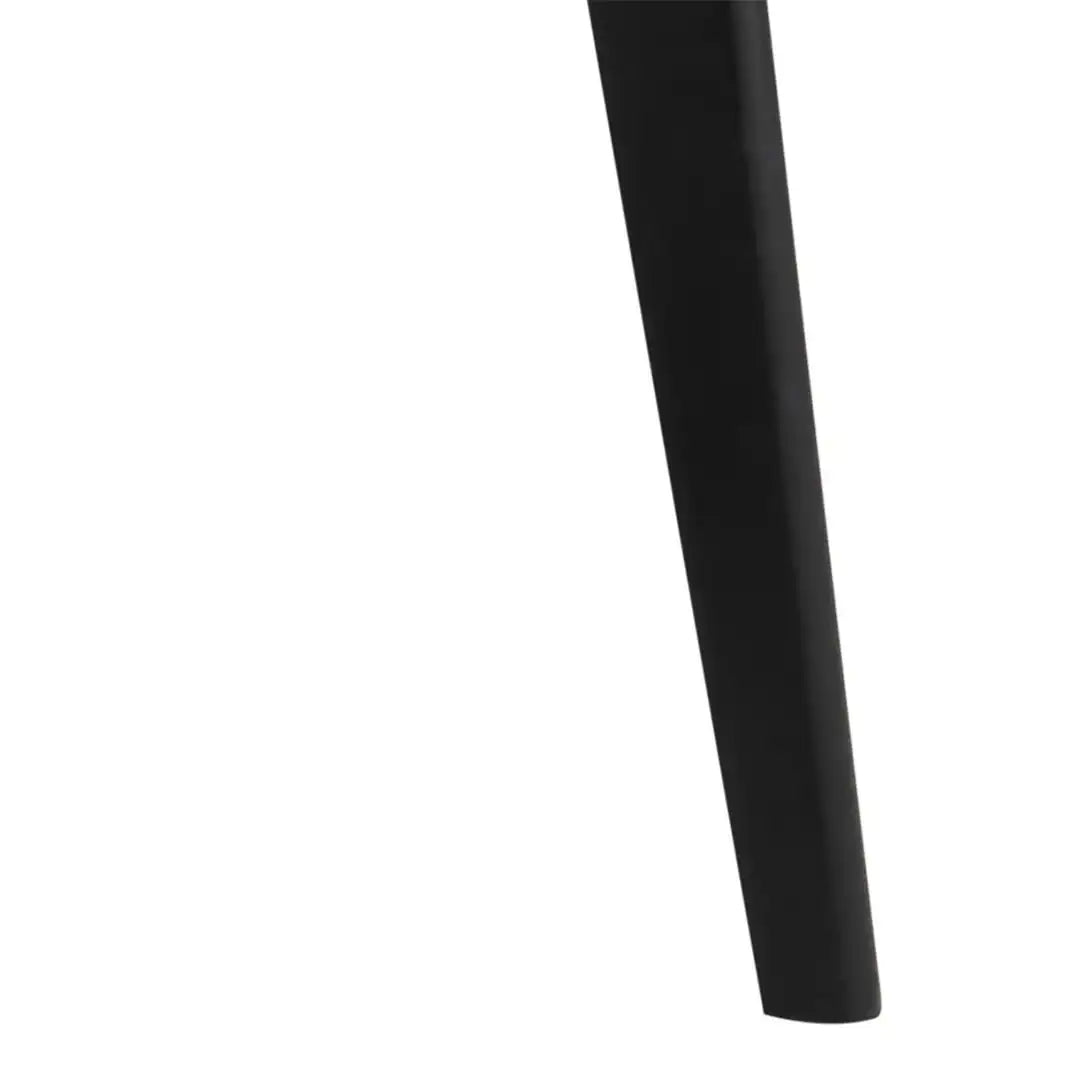 Roxby Round Dining Table in Black 140x76cm - Price Crash Furniture