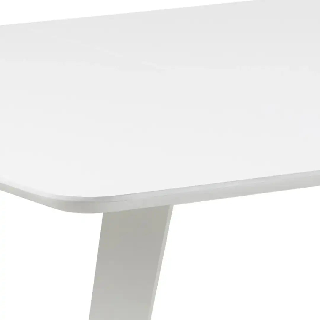 Roxby Square Dining Table in White - Price Crash Furniture