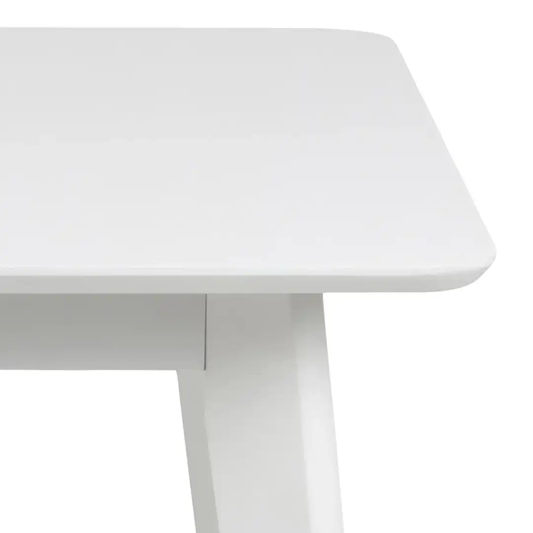 Roxby Square Dining Table in White - Price Crash Furniture