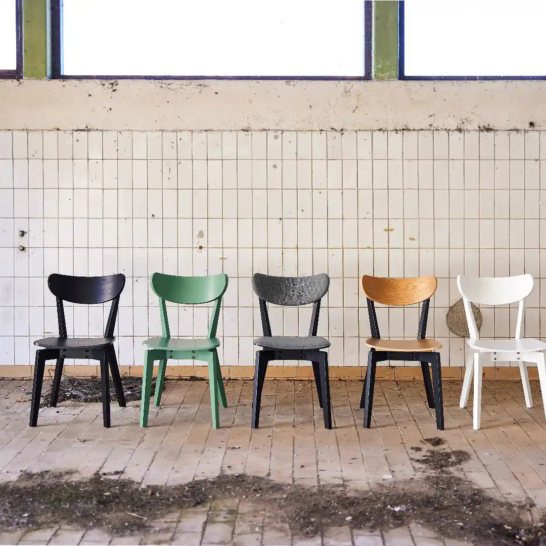 Roxby Dining Chair in White Set of 2 - Price Crash Furniture