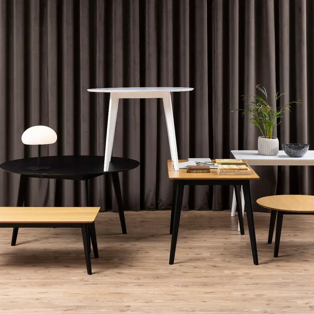 Roxby Round Dining Table in White - Price Crash Furniture