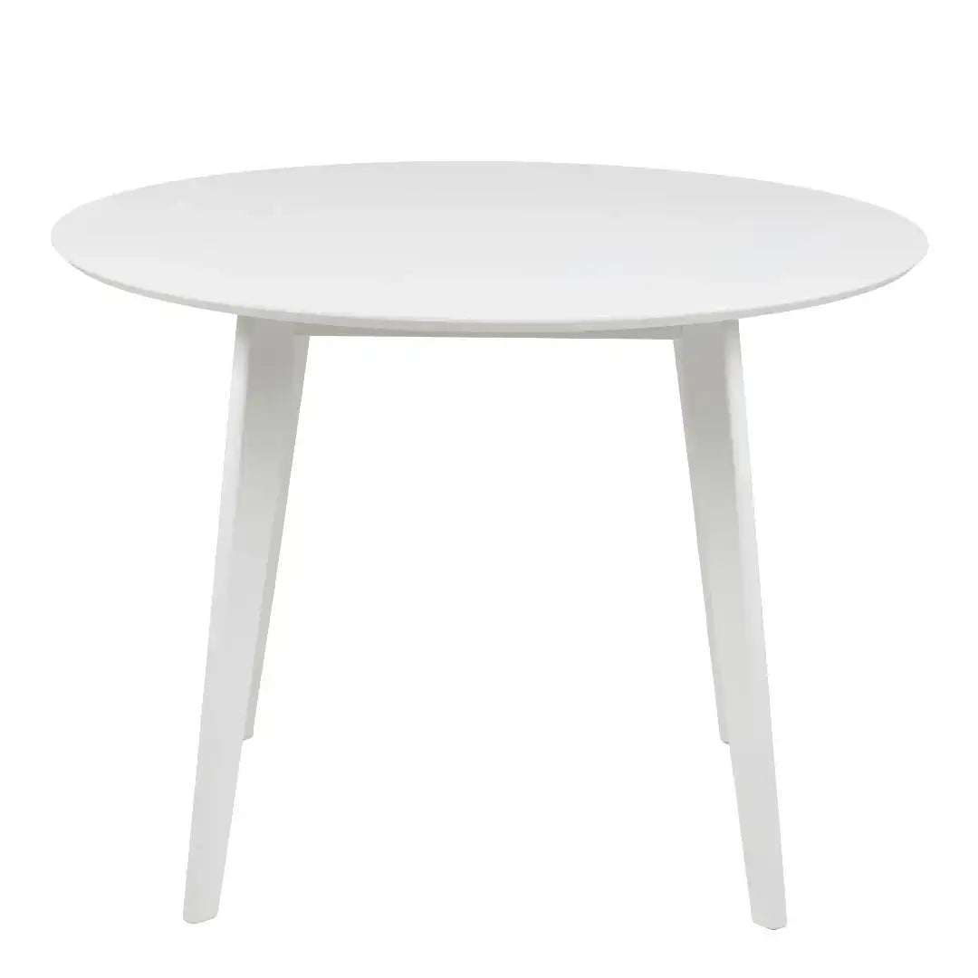 Roxby Round Dining Table in White - Price Crash Furniture