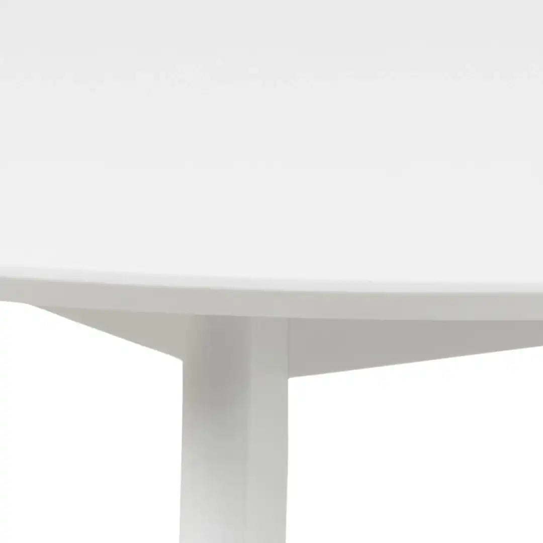 Roxby Round Dining Table in White - Price Crash Furniture