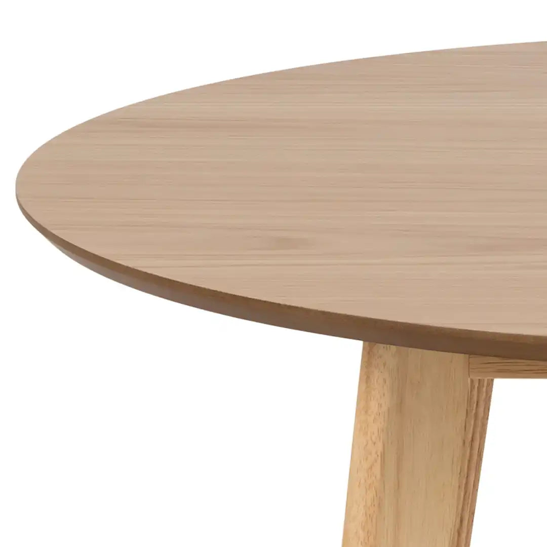 Roxby Round Dining Table in Oak 105x76cm - Price Crash Furniture
