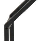 Seaford Octagonal Metal Wall Shelf in Black & Oak - Price Crash Furniture