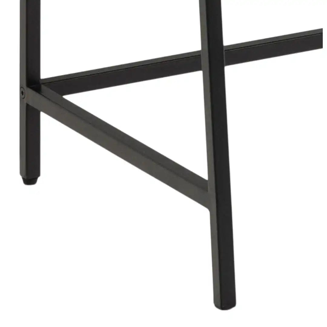 Seaford Bookcase with 1 Drawer in Black and Oak - Price Crash Furniture