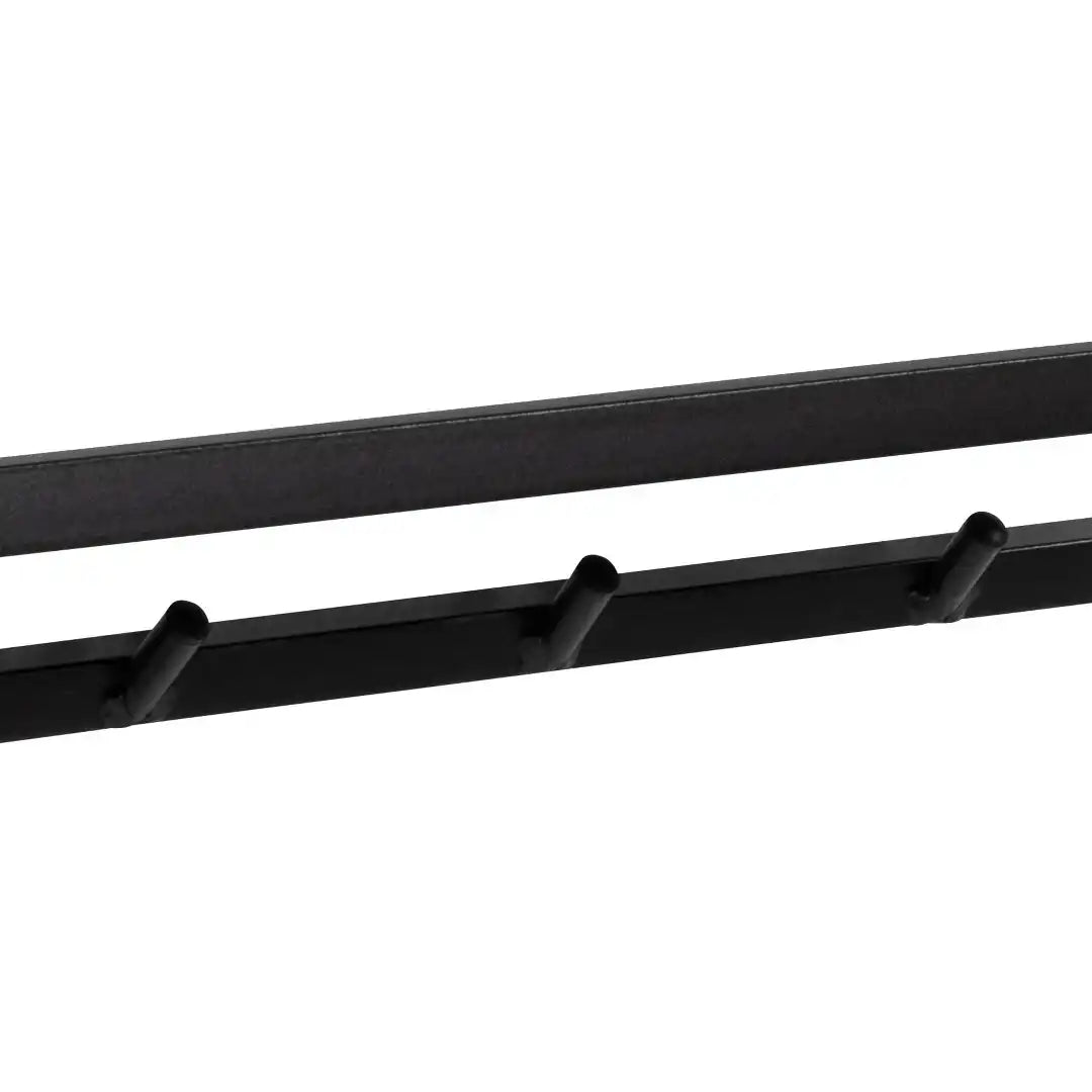Seaford Coat Rack in Black And Oak - Price Crash Furniture