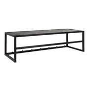 Seaford Coat Rack in Black And Oak - Price Crash Furniture