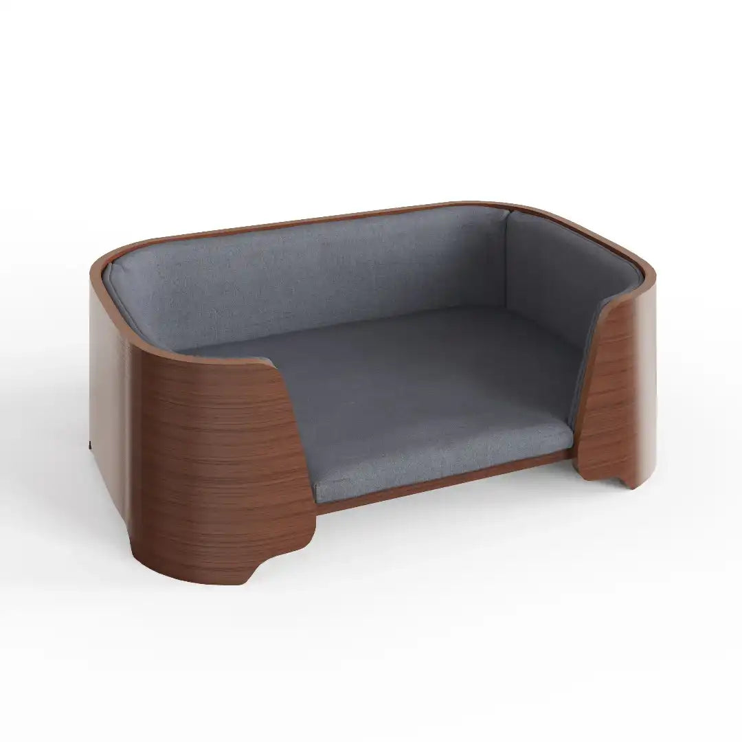 Small Wooden Pet Bed - walnut - Price Crash Furniture