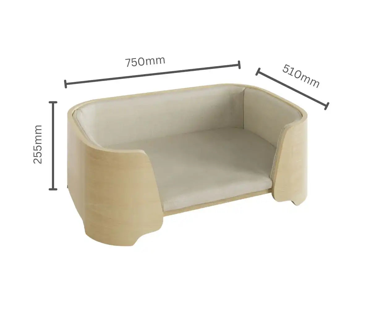 Small Wooden Pet Bed - oak - Price Crash Furniture