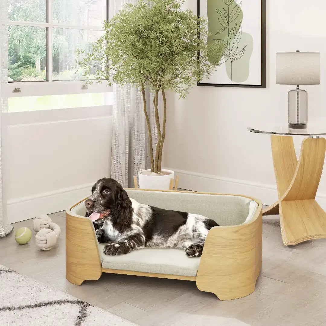 Small Wooden Pet Bed - oak - Price Crash Furniture