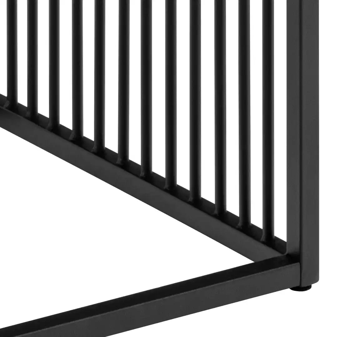 Strington Side Table in Black and Oak - Price Crash Furniture