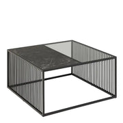 Strington Square Coffee Table in Black - Price Crash Furniture
