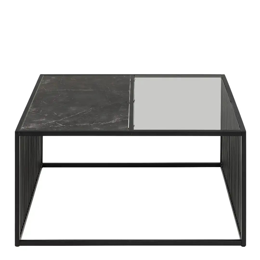 Strington Square Coffee Table in Black - Price Crash Furniture