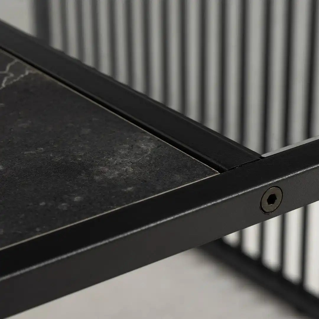 Strington Square Coffee Table in Black - Price Crash Furniture