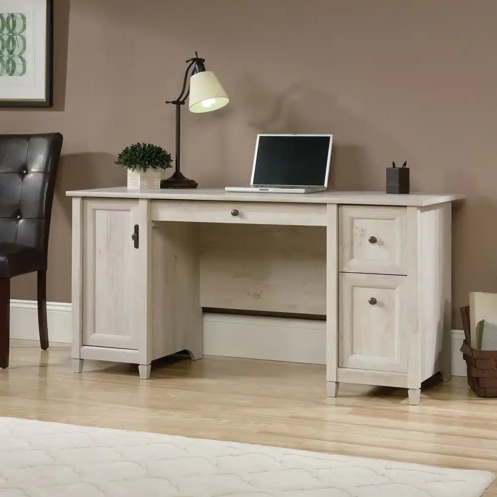 Chalked Wood Computer Desk - Price Crash Furniture