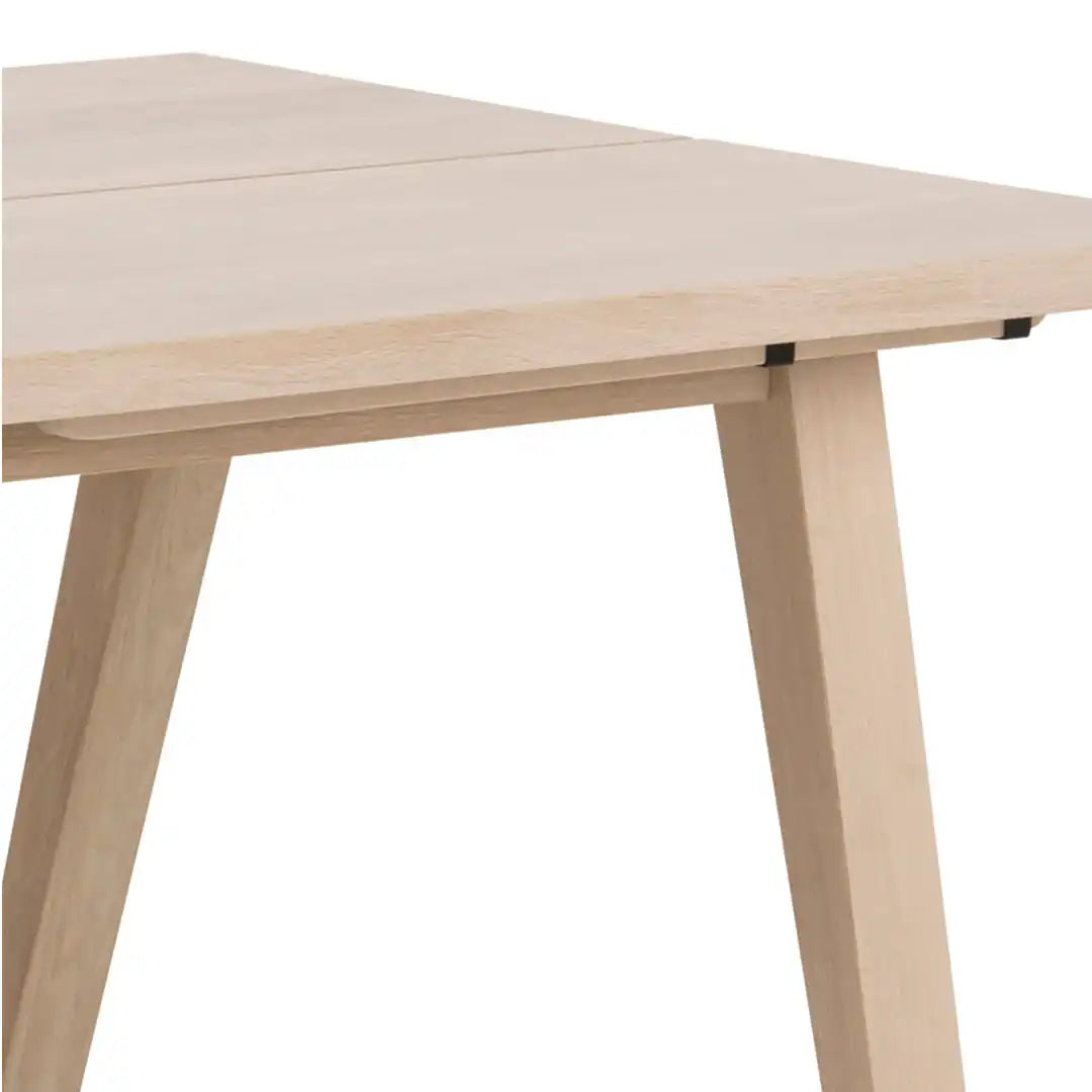 A-Line Rectanglar Dining Table in White Oak - Price Crash Furniture