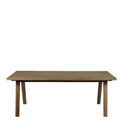 A-Line Rectanglar Dining Table in Smoked Oak - Price Crash Furniture