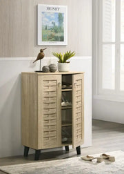 TAD 2 Essentials Door Shoe Cabinet in Sonoma Oak - Price Crash Furniture