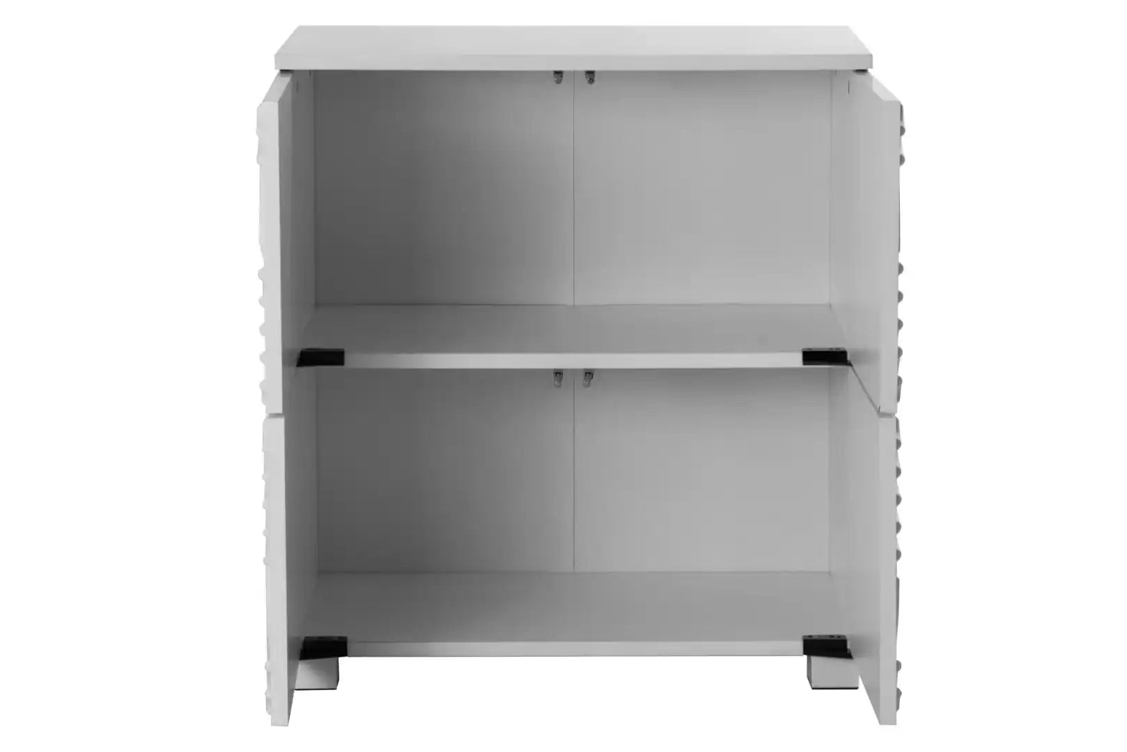 TAD Essentials 4 door storage cabinet in White - Price Crash Furniture