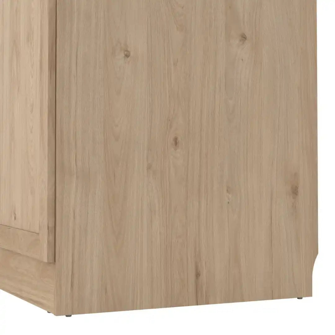 Brande Wardrobe with 2 Frame Doors in Jackson Hickory - Price Crash Furniture