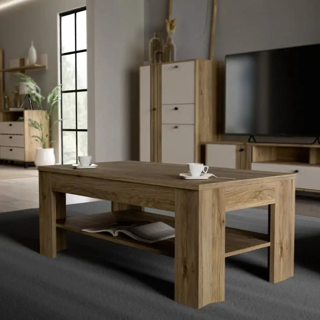 Grafton Coffee Table In Oak - Price Crash Furniture